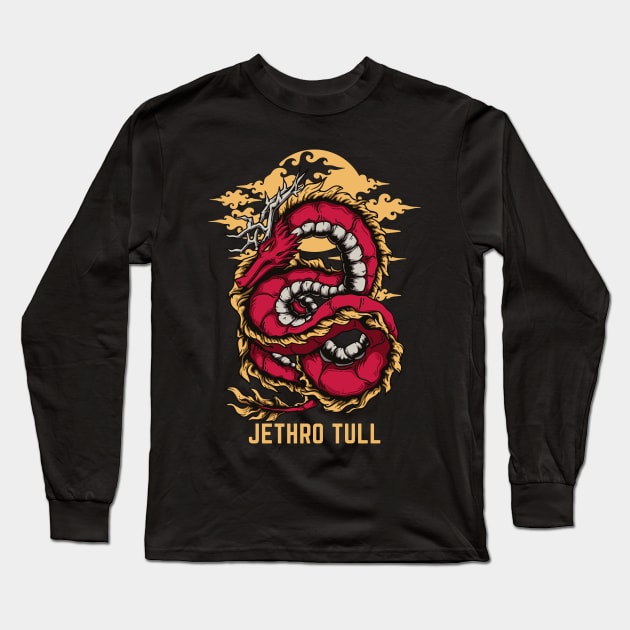 Flying Dragon Jethro Tull Long Sleeve T-Shirt by Teropong Kota